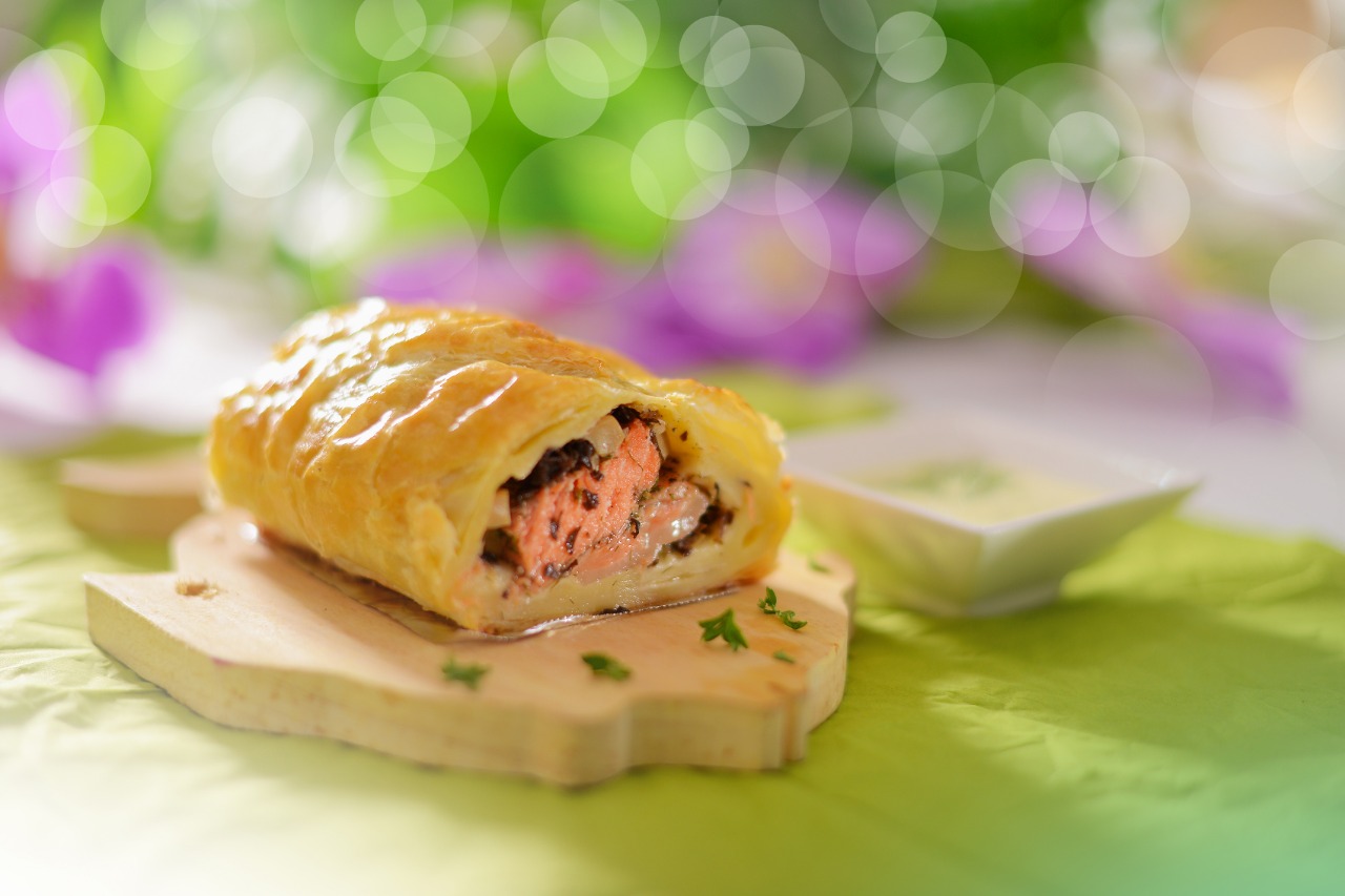 Salmon en croute